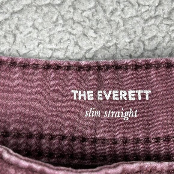 AG Adriano Goldschmied Everett Jeans Mens 34x31 Mauve Slim Straight Stretch - Picture 4 of 13